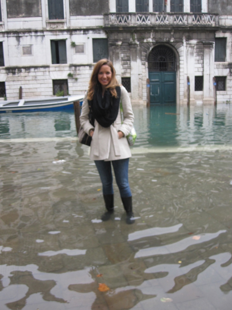 Flooded Venice, Italy